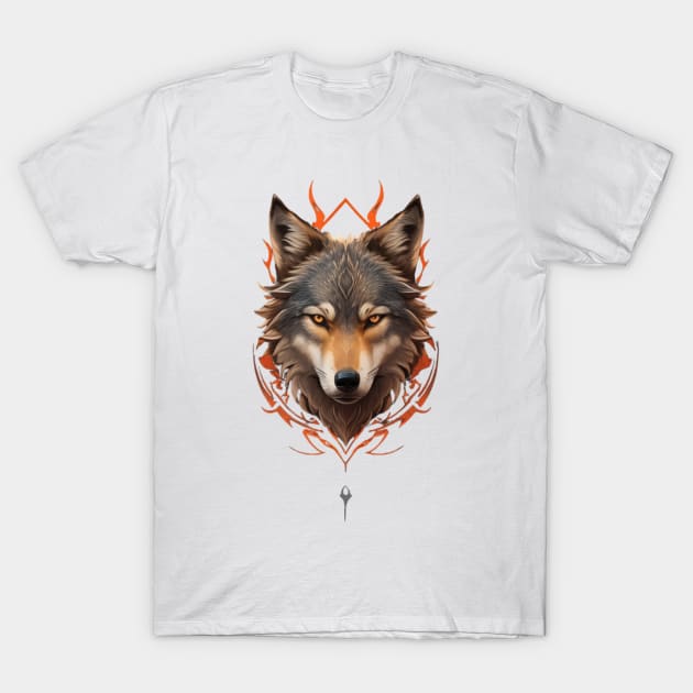 Moonlit Wolf T-Shirt by Silvana Collection